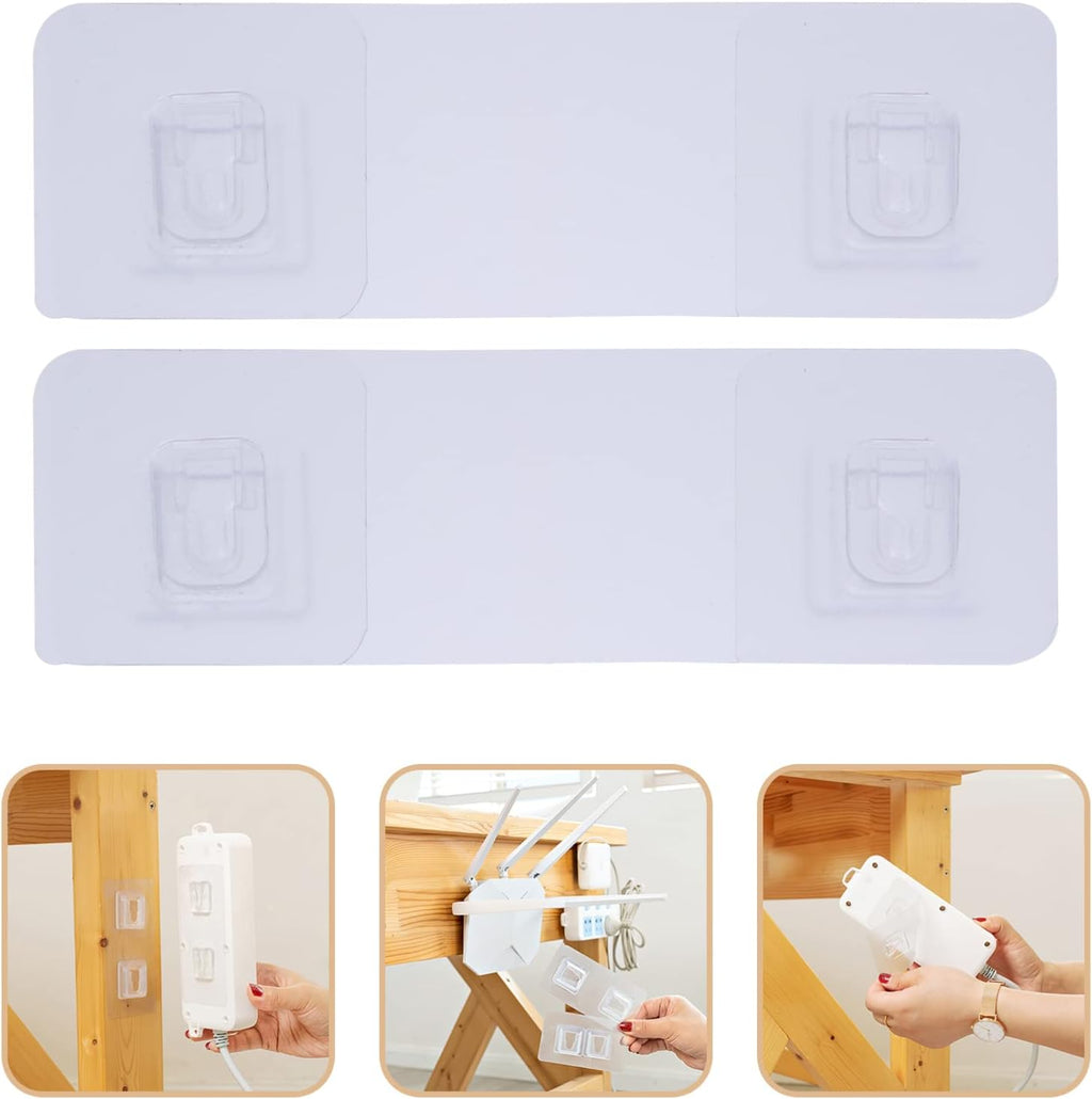  Cabilock Lot De 2 Clips Adhésifs Pour Rangement Mural Sans Trace Faciles à Décoller 30 Pièces