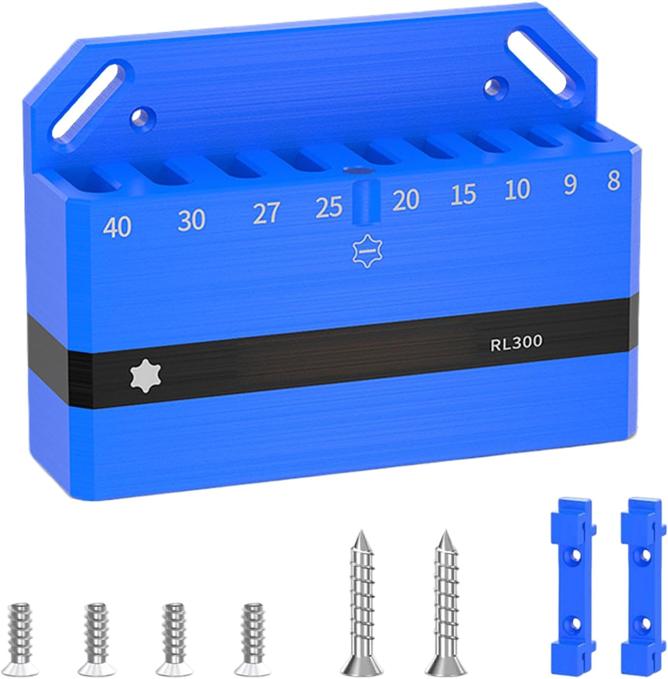 Générique Wrench Organizer - Magnetic Tool Holder | Wrench Rack For Bike, Hex Spanner, Repair Tool, Wall Organization, Display, Garage, Workshop, Workshop Accessories, Tools Storage