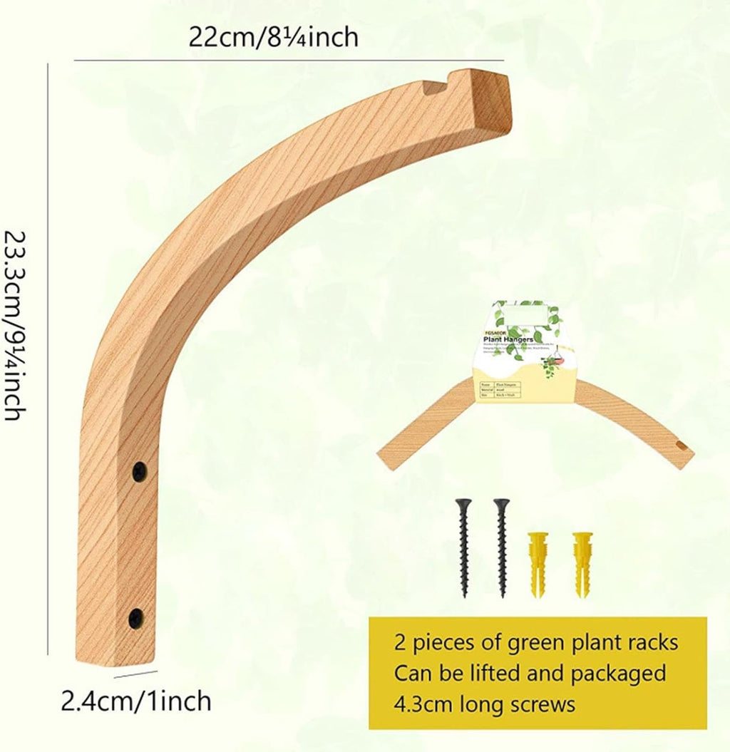 GENERIC Crochet De Suspension En Bois Antidérapant Pour , Pour Maison, Salon, Chambre à Coucher, Balcon, Bureau, Intérieur, Extérieur, Jardin, Cour, Patio, Porche