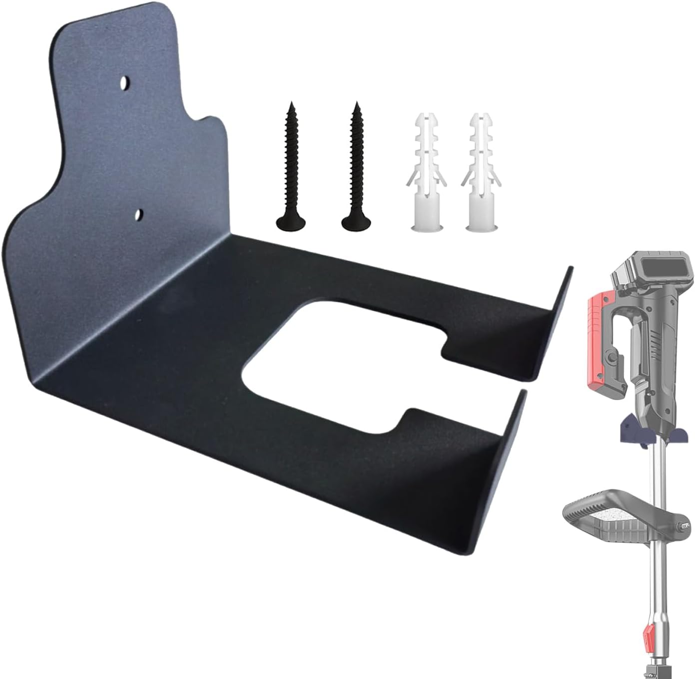  Générique Rack Weedeater, Organisateur D'outils De Jardin | Support Mural Du Support D'outil,Rack à Outils électriques De Jardin