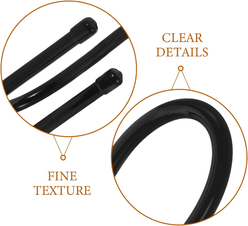  VALICLUD Lot De 6 Crochets Pour Clôture En Plastique Noir, Support Résistant Pour Accessoires De Piscine Et Outils, Pour Piscines Et Jardins, Gain De Place Assuré