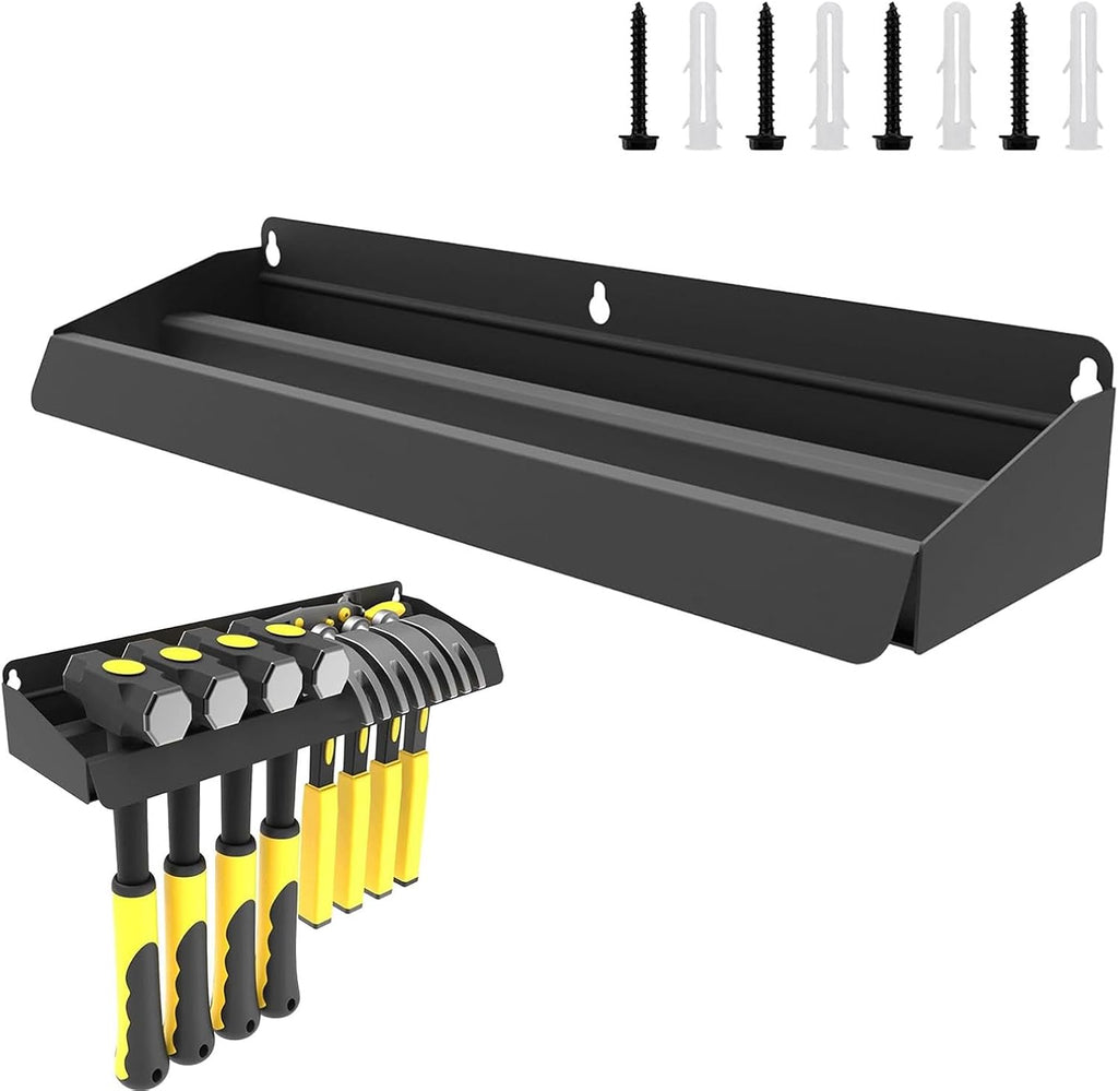 GENERIC Support De Rangement Pour Outils, Support Mural Pour Marteau - Rangement D'outils Peu Encombrant - Organisateur D'outils D'atelier - Meilleur Support Mural Pour Petits Ateliers - 14,6 X 12,5 X 7 Cm