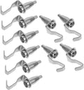  VALICLUD 10pièces Crochets De Galerie Réglables Acier Accessoires Pour Systèmes De Suspension Fournitures Pour Accrochage De Tableaux
