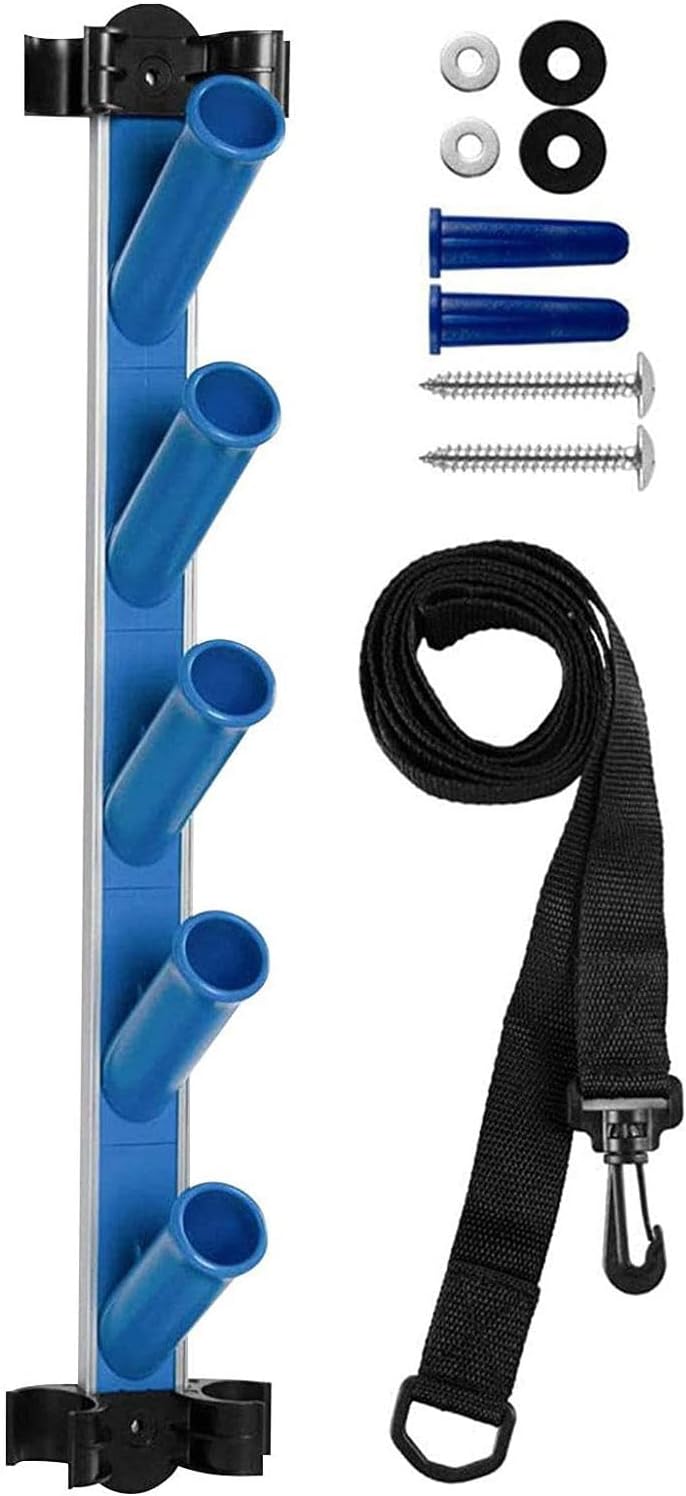  Generisch Stockage D'accessoires De Piscine, Stockage D'accessoires De Piscine | Crochet De Clôture Pour Organisateur D'équipement De Piscine - Porte-outils Multifonction Pour Filet De Skimmer, Tuyau,
