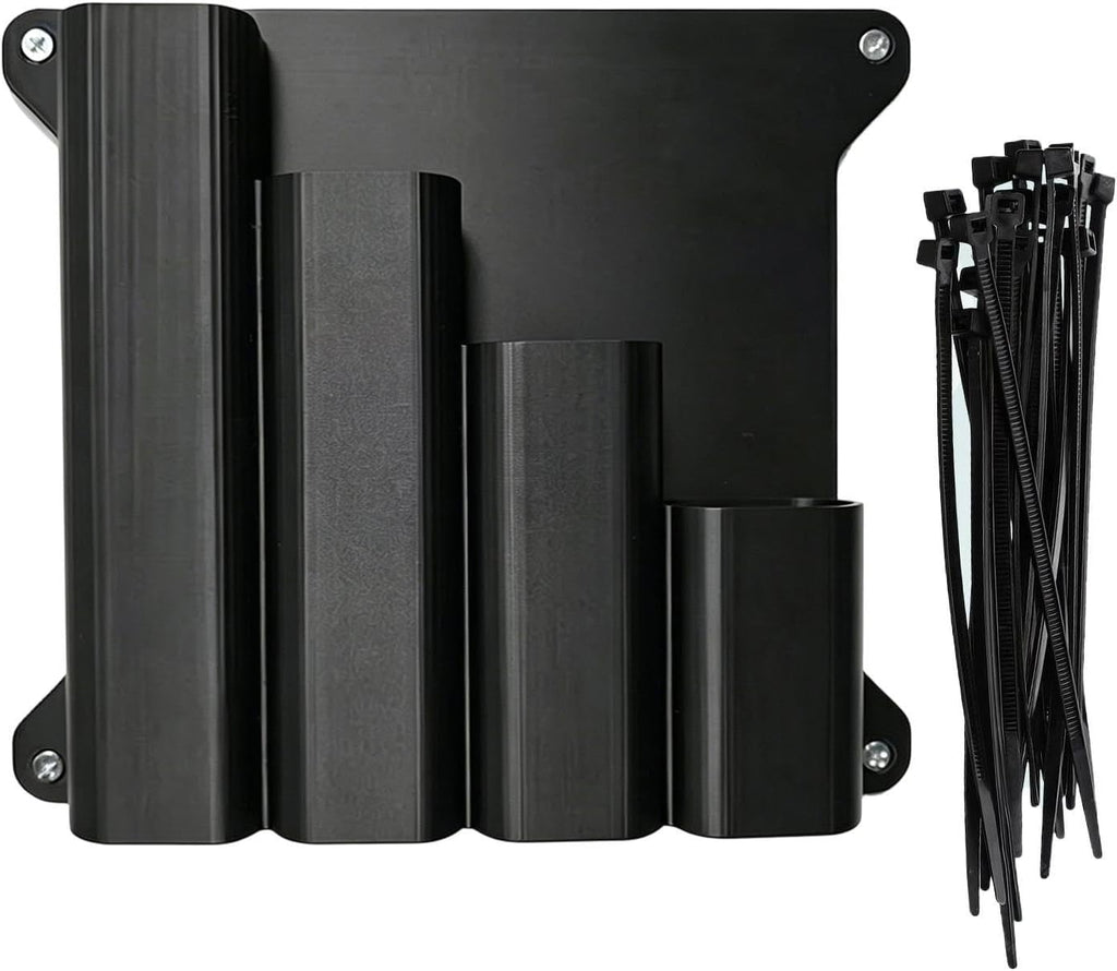 GENERIC Support De Rangement Pour Cravates à Fermeture éclair – Support Mural Pour Attaches De Câble Et Outils | Organiseur Compatible Avec Panneau Perforé Pour Garage, Atelier, Remorque, Abri De Jardin