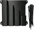 GENERIC Support De Rangement Pour Cravates à Fermeture éclair – Support Mural Pour Attaches De Câble Et Outils | Organiseur Compatible Avec Panneau Perforé Pour Garage, Atelier, Remorque, Abri De Jardin
