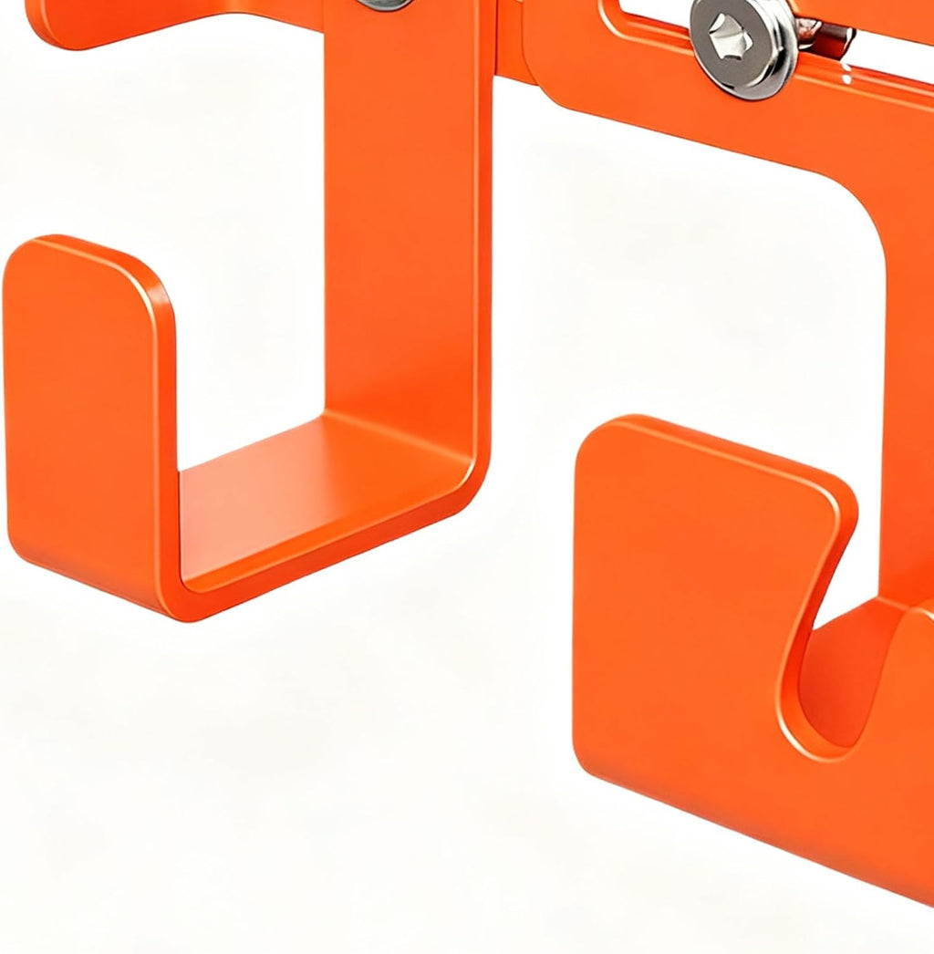 GENERIC Support Pour Tronçonneuse,Organisateur De Rangement À Usage Intensif Monté Au Mur,Organisateur De Tronçonneuse Pour Garage Avec Deux Crochets - Pour Les Accessoires Des Outils À Chaîne Destinés Au Jar