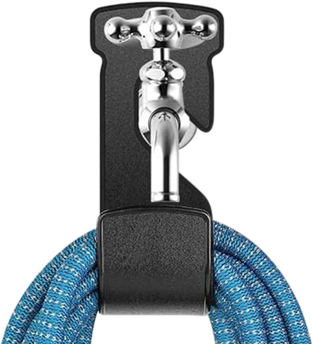  Générique Porte-Tuyau D'Arrosage,Crochet Rangement Mural Portable Robuste | Organisateur De Tuyau D'Arrosage De Jardin Extérieur,Pour Extérieur, Arrière-Cour, Jardin, Maison, Piscine, Patio,