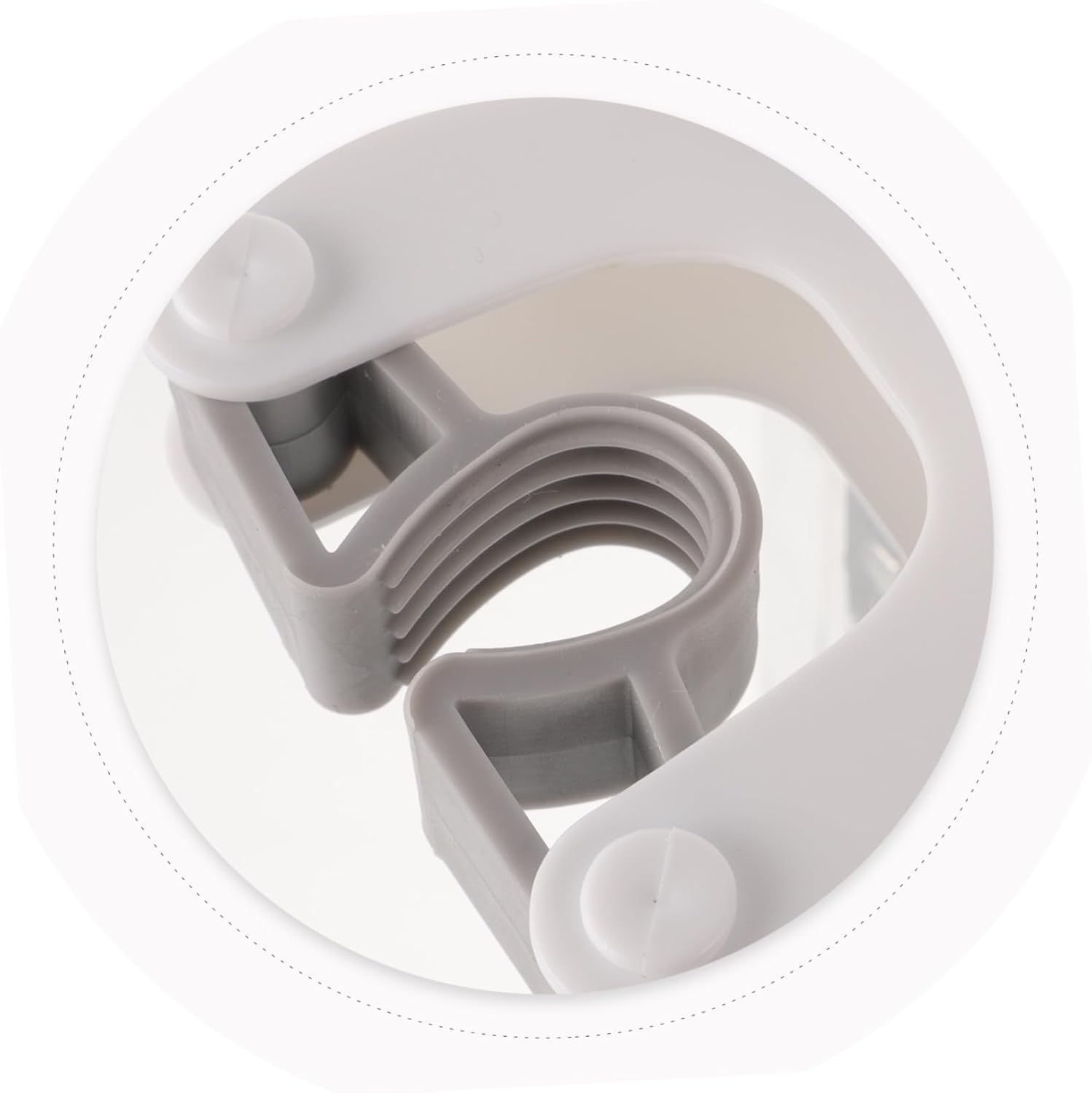  Ciieeo Lot De 2 Crochets Porte-balai En Plastique Blanc Autocollants, Étanches, Organisateurs Pratiques Pour Salle De Bain Cuisine, Support Mural Sans Perçage