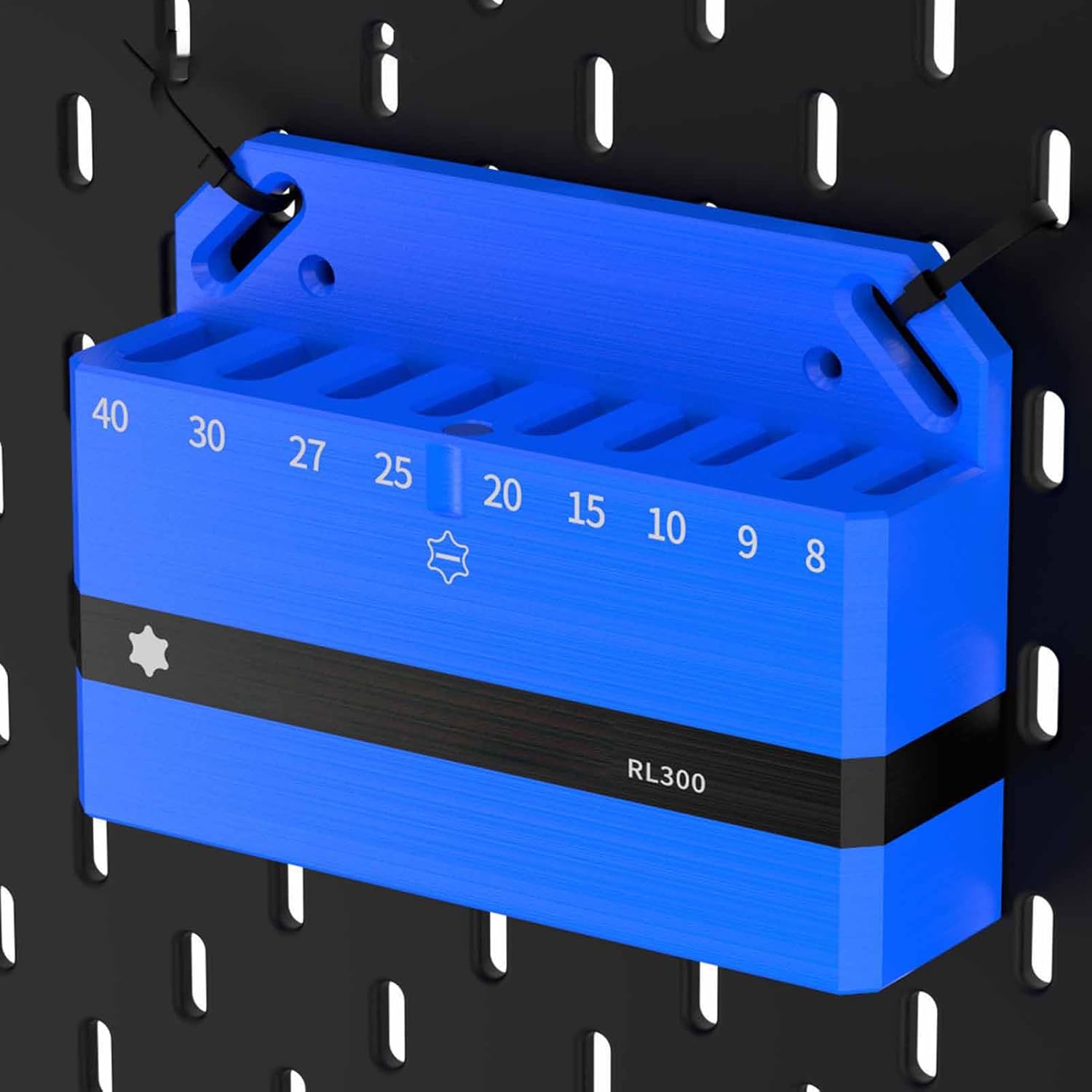 GENERIC Organisateur De Clés | Porte-outils Magnétique | Porte-clés | Pour Vélo Hex Spanner Outil De Réparation Wall Organisation Affichage Garage Atelier