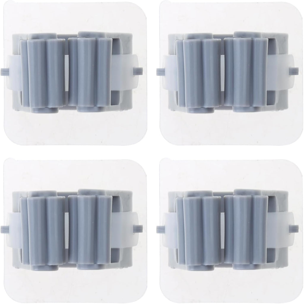  Lot De 4 Supports Muraux Pour Balai Et Balai Auto-adhésifs