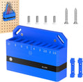 GENERIC Organisateur De Clés Magnétique | Rack De Rangement D'outils,Support De Clé,Pour L'Organisation Hexagonale De Vélo Mural Pour Atelier Et Exposition