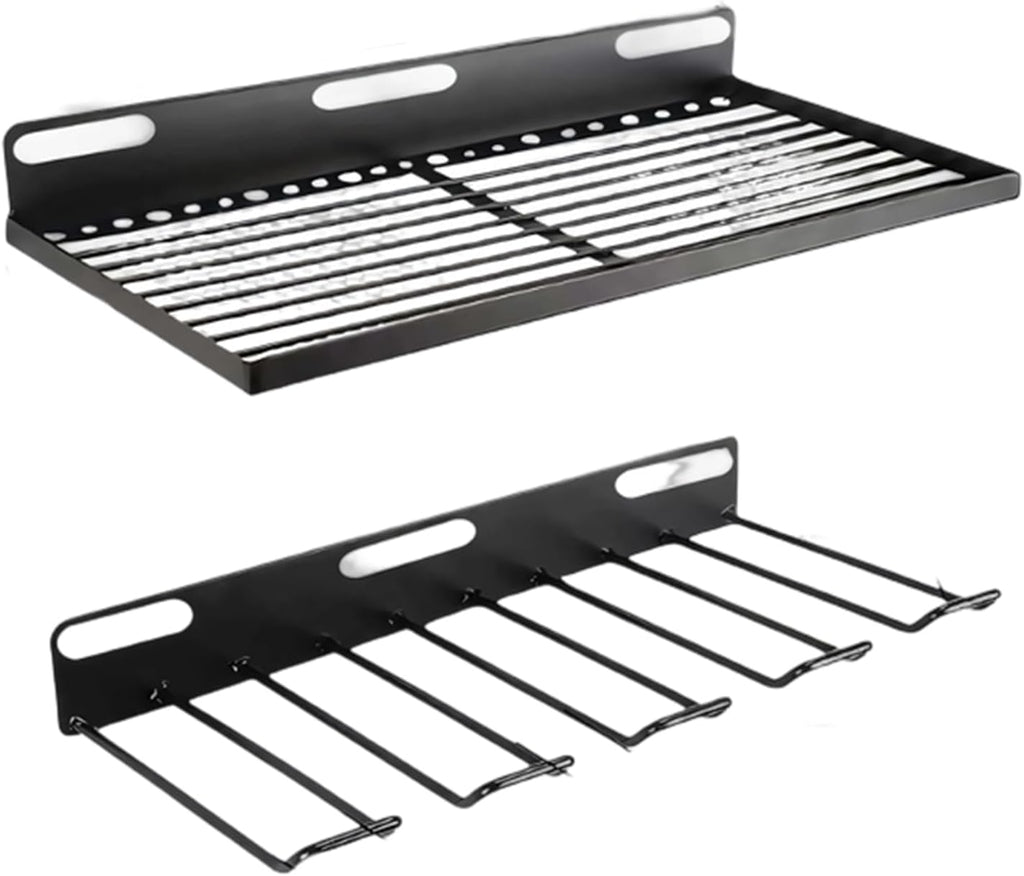  Organisateurs Pour Outils électriques à Main - Panneau Perforé Robuste - Rangement Mural Pour Atelier - Clé à Molette - Outil De Tournevis - Étagère De Rangement Pour Les Mains