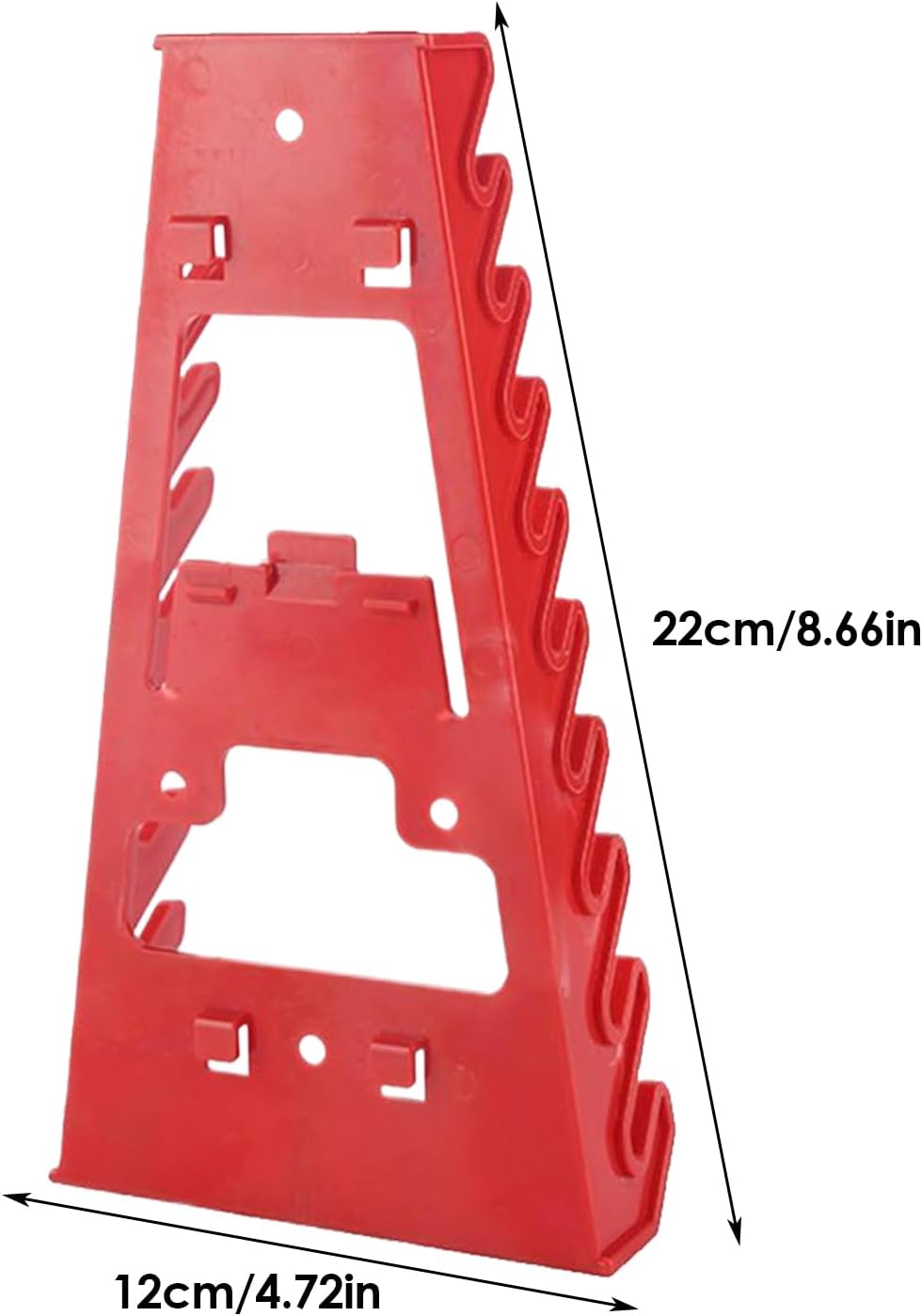 GENERIC Organiseur De Clés, Support Robuste Pour Panneau Perforé, Support Pour Outils De Tournevis, Support Mural, Solution De Rangement Peu Encombrante, Base Antidérapante, Parfait Pour Garage, Atelier