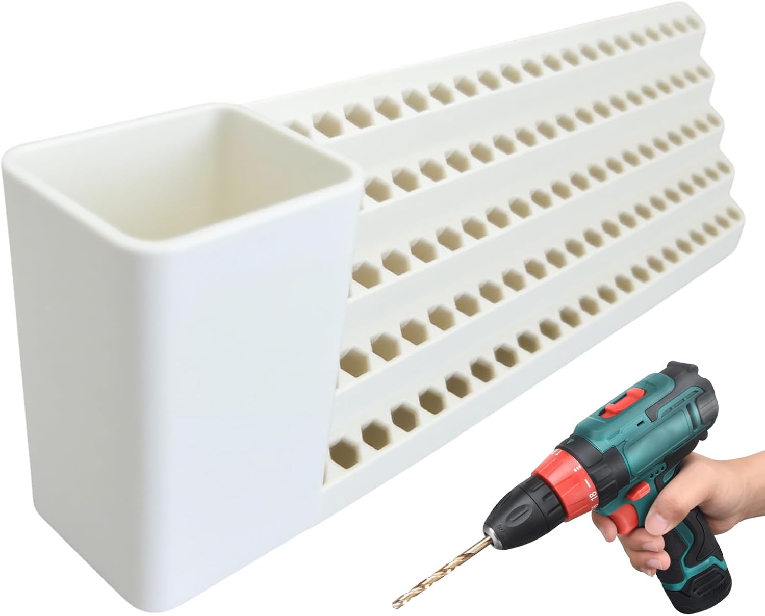  Support De Tournevis, Boîte De Rangement Murale étagée Pour Embouts De Rangement Pour Mécanicien, électricien, Charpentier, Garage, Atelier, Cave, Abri De Jardin, Buanderie à Domicile