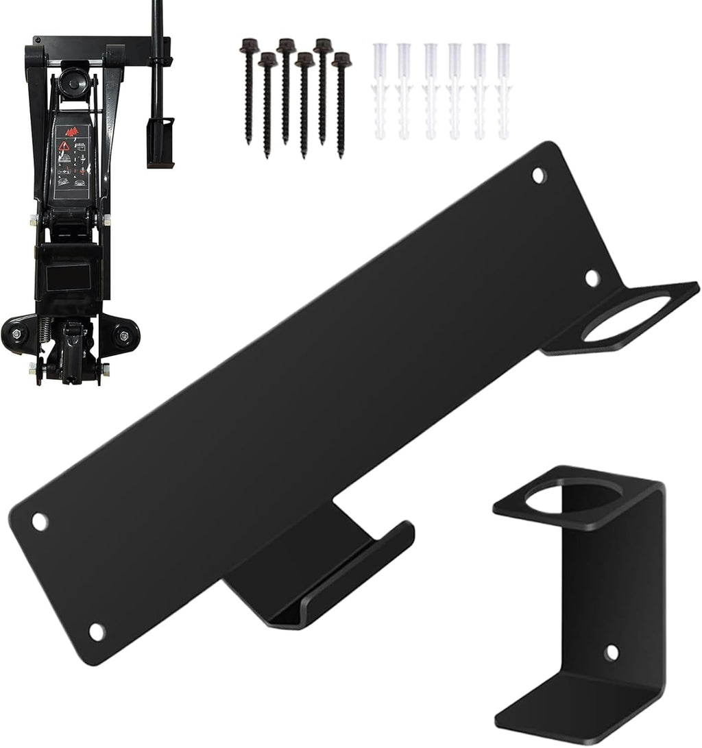  Générique Support Mural Pour Chèvres Mécaniques, Organisateur De Rack Pour Cric De Sol Et Support Monté Au Mur, Accessoire Remorque Pour Garage Atelier Ferme Abri