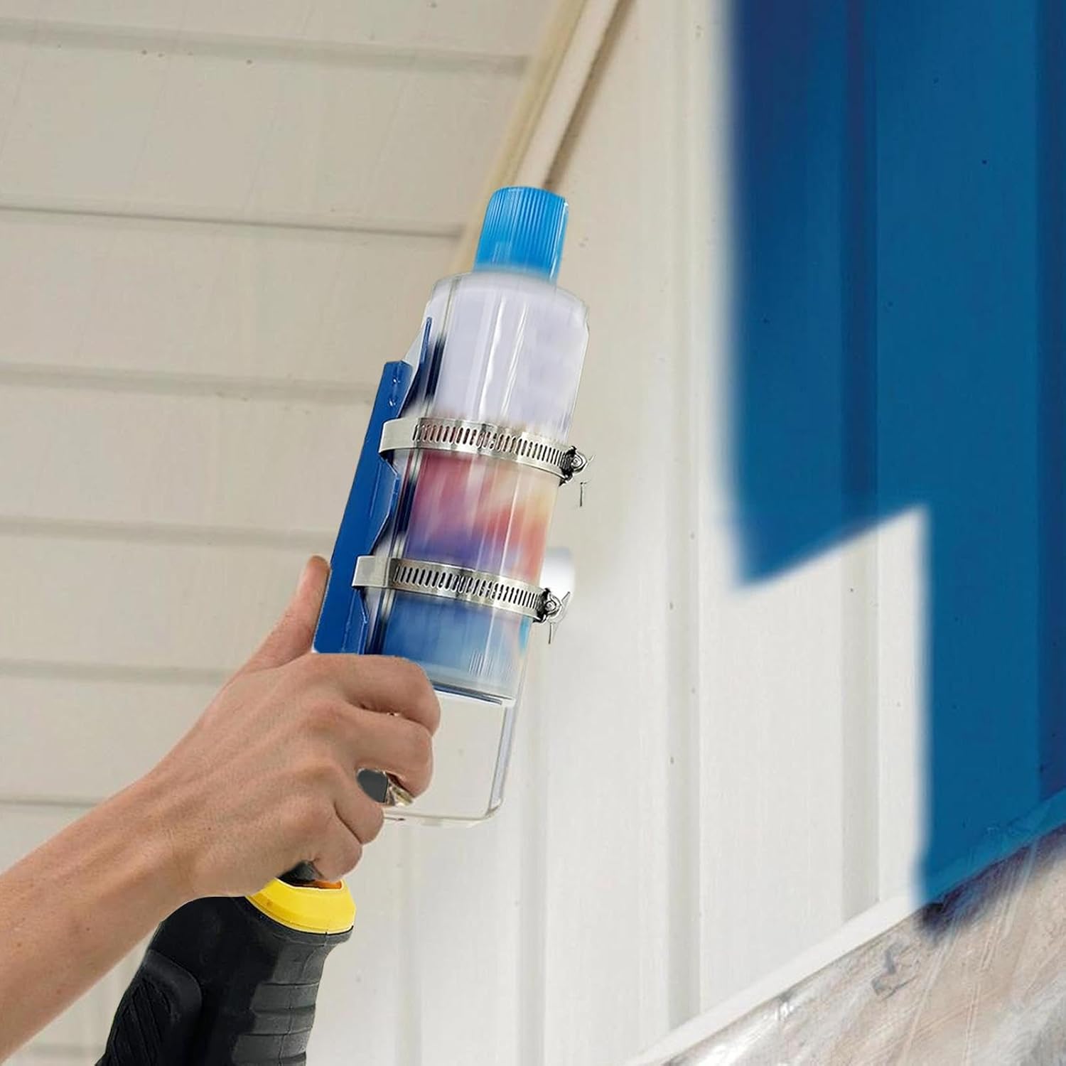GENERIC Shaker De Peinture En Aérosol – Outil De Ceinture Double Fixe | Fixation En Acier Inoxydable Avec Fonctions De Jardin, Dispositif De Mélange Avec Utilisation Dans Le Garage, Accessoire Compact Pour