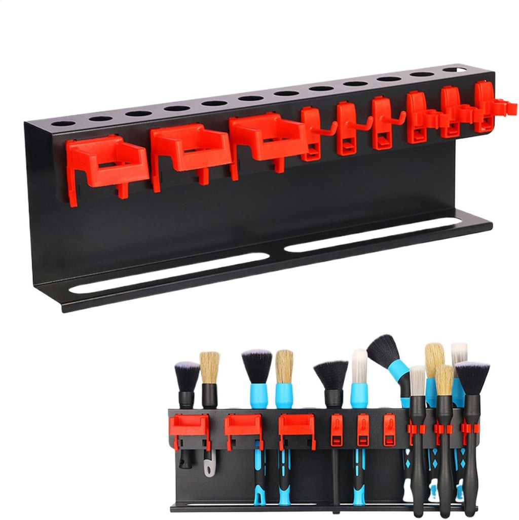  Support Mural Pour Flacon Pulvérisateur, Support De Rangement D'outils Pneumatiques, Bouteilles De Détail, Canettes De Cire Et Flacons Pulvérisateurs, Solution De Rangement Multifonction Pour