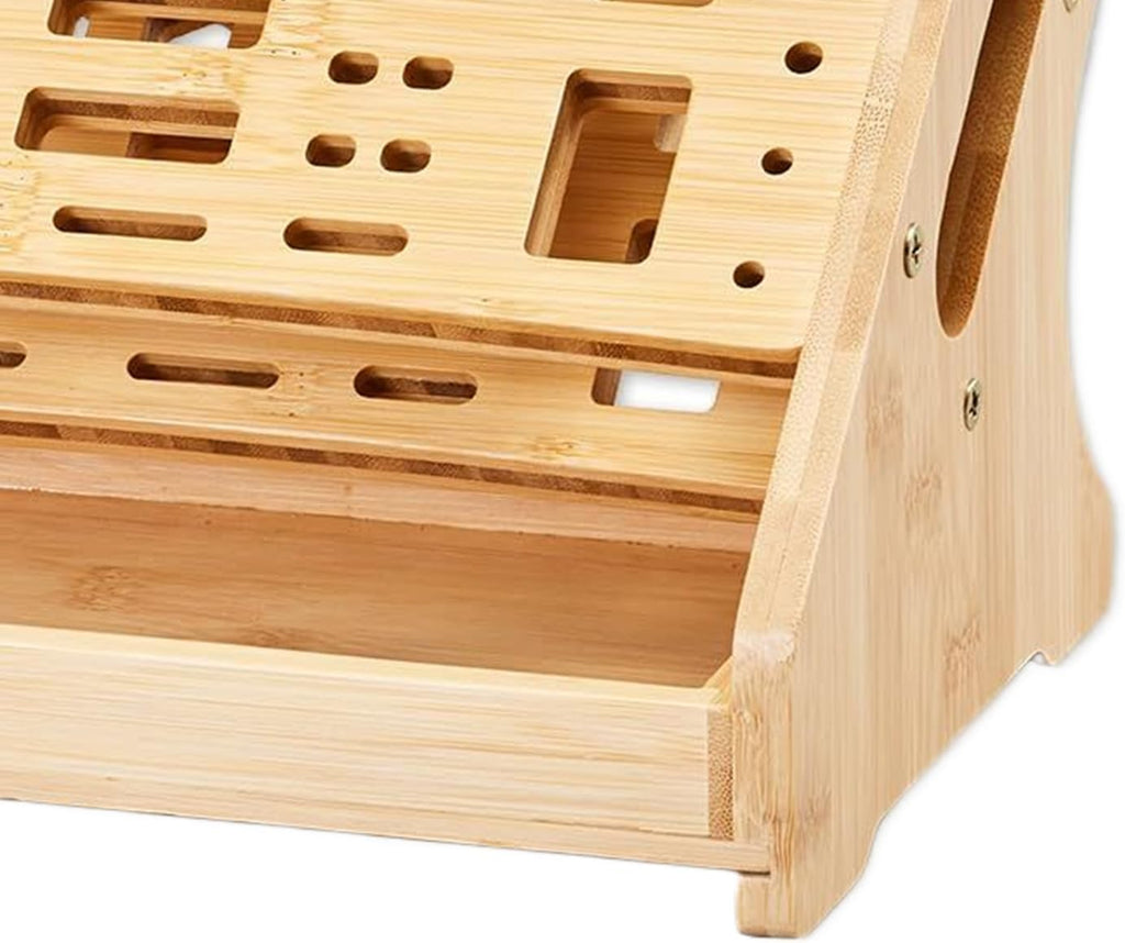 GENERIC Support De Tournevis, Support De Rangement à 53 Trous, Organiseur D'outils à Main Avec Base, Solution De Rangement D'outils, Support De Tournevis Pour Réparation De Loisirs, Bureau, Garage, Camion