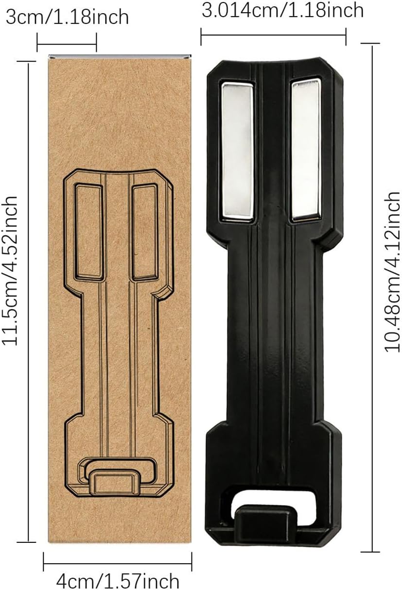 GENERIC Support De Rangement Magnétique Pour Bouteilles, Support Mural, Base Antidérapante Puissante, Fonction D'économie D'espace, Accessoires D'outils, Garage, Atelier, Rouge, 190 Caractères Au Choix