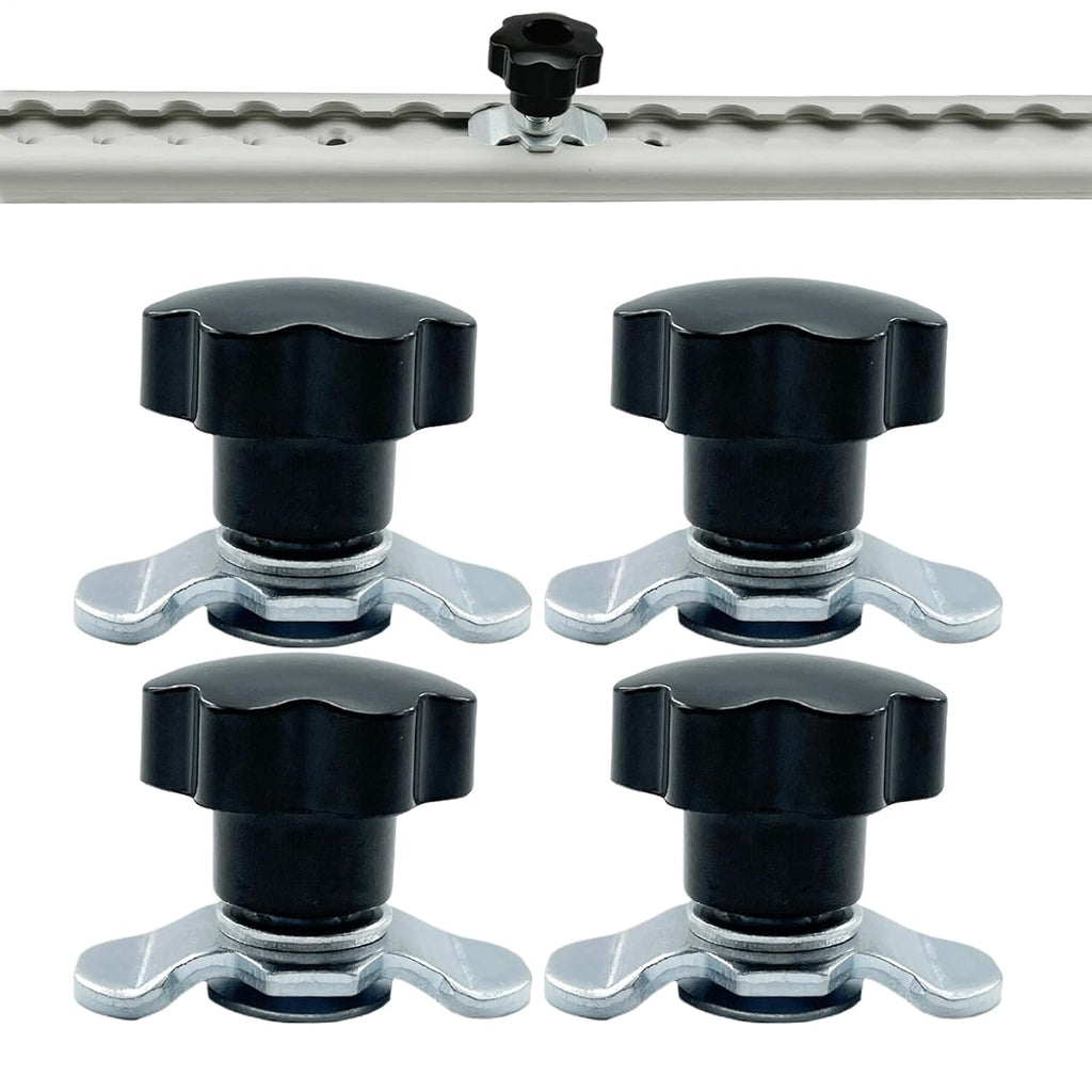  Goupille De Rail L, Raccord De Patte À Tige Filetée Pour Rail L, Pièces Anti-Dérapantes Pour Le Système Et Accessoires De Remplacement Pour Les Camions, Avions, Entrepôts, Garages Et