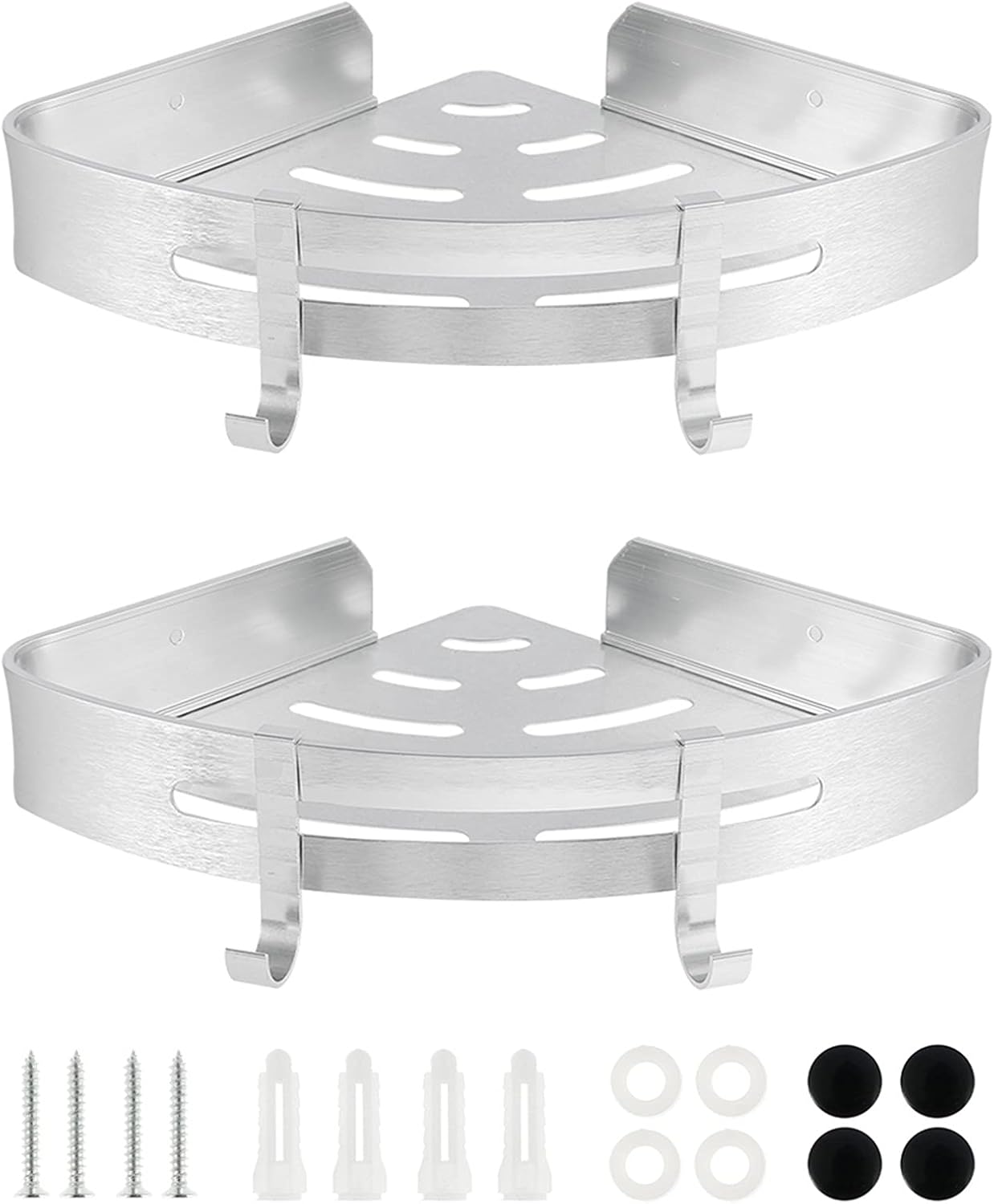  Triangle De Salle De Bain Triangle Storage Porte-rack Portefeuille Toilette Murale Toilette Lavage De Papier Shampooing Shampooing Douche Panier Étagères Flottantes Murales