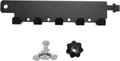  SIXRUN Étagère De Rangement Pour Outils En Alliage D'aluminium Avec 5 Crochets, Facile à Installer Pour Garage, Camping-car, Van, Camion, Noir