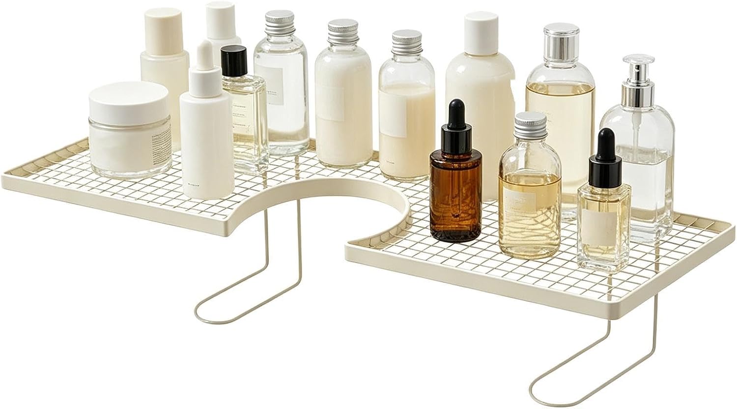 GENERIC Étagère De Rangement Pour évier – Support De Rangement En Métal | Support De Vidange Pour Robinet | Pour Maison, Appartement, Dortoir, Hôtel, Restaurant, Salle De Bain, Toilettes, Lavabo