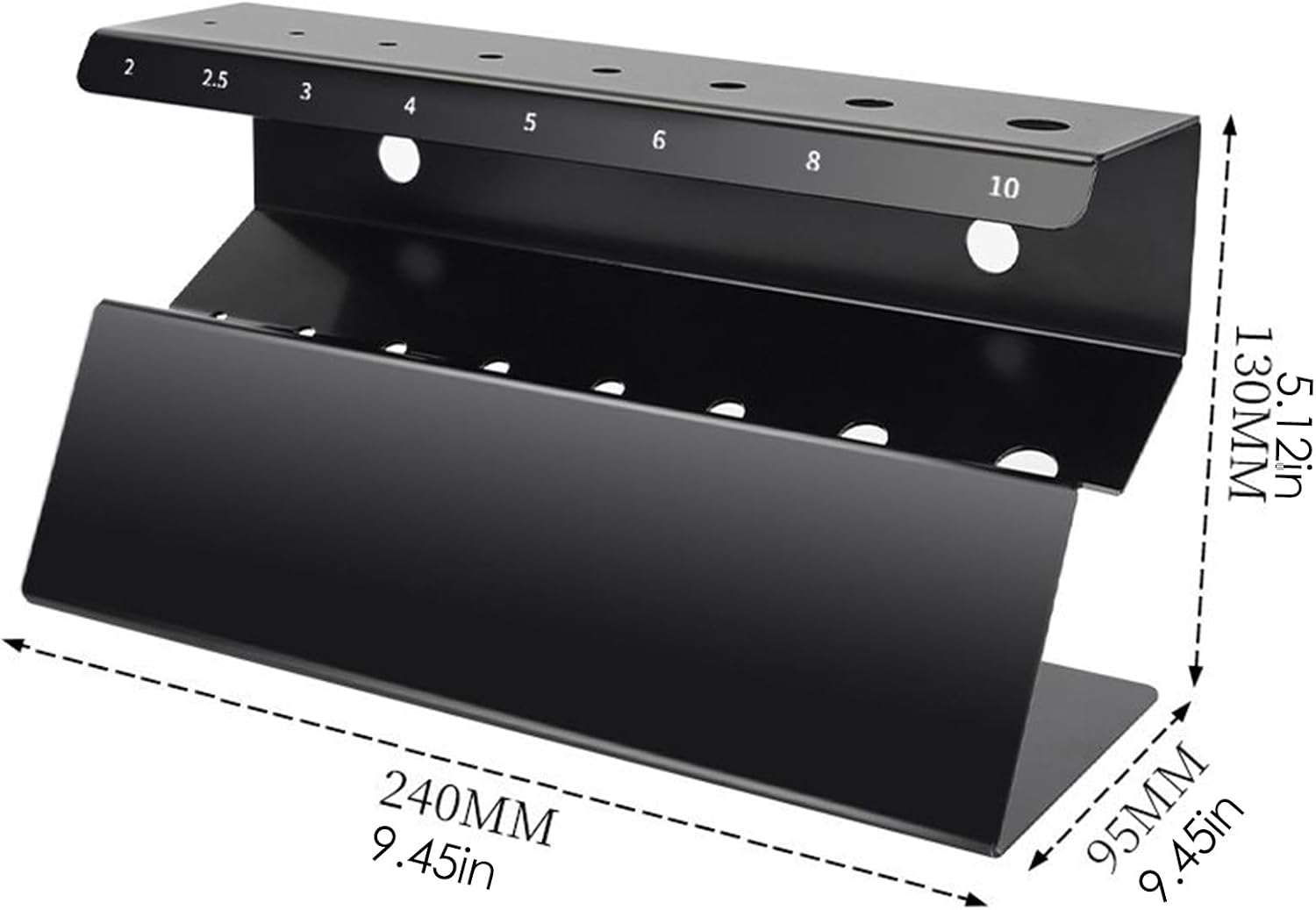 GENERIC Porte-clé | Support Mural En Acier Inoxydable Pour Clés Verticales, Porte-outils Hexagonaux Pour économiser De L'espace Pour Garage, Atelier, Dortoir, Maison, Salon