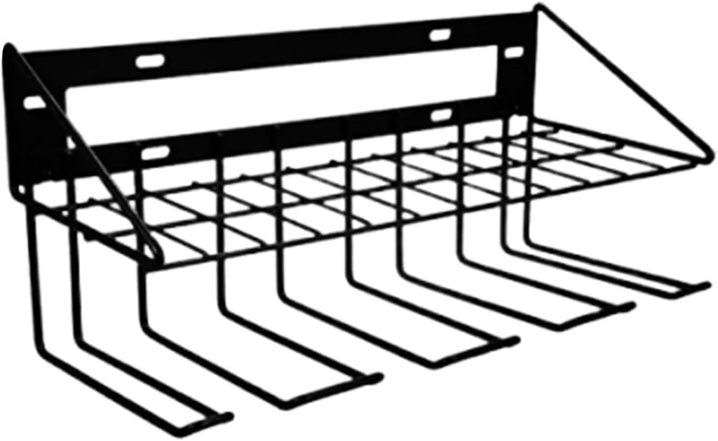  Generisch Organisateur D'outils Puissants, Très Résistant, 40 X 18 X 8 Cm, Avec Quatre Emplacements, Support En Acier Au Carbone Massif, Support De Rangement Avec Style Robuste, Support De Forage Pour