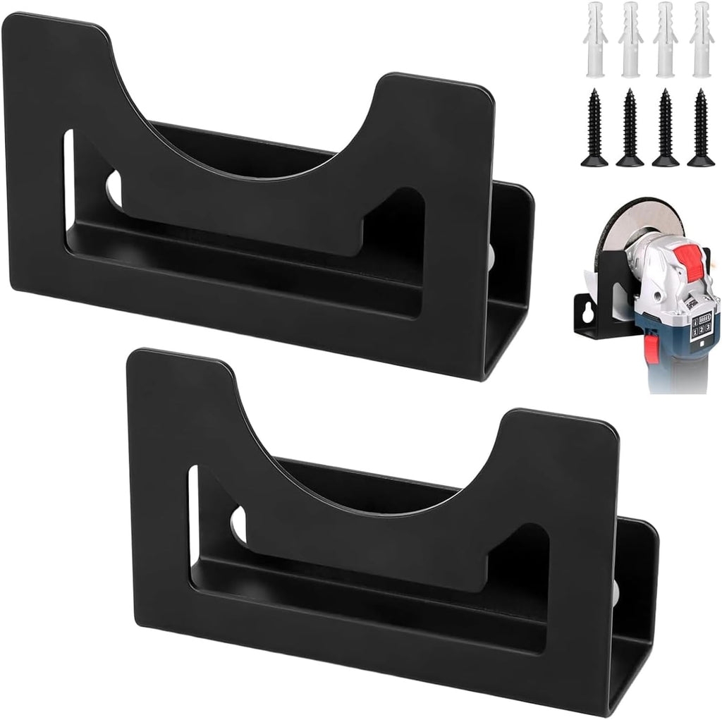  Lot De 2 Supports Muraux Pour Meuleuse à Installation Rapide Pour Garage, Atelier, économiseur D'espace