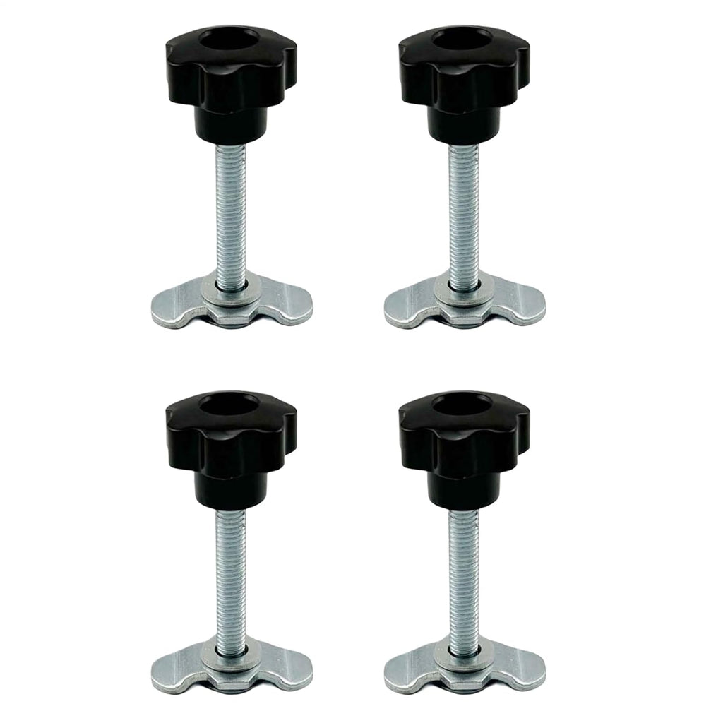  Goupille De Rail L, Raccord De Patte À Tige Filetée Pour Rail L, Pièces Anti-Dérapantes Pour Le Système Et Accessoires De Remplacement Pour Les Camions, Avions, Entrepôts, Garages Et