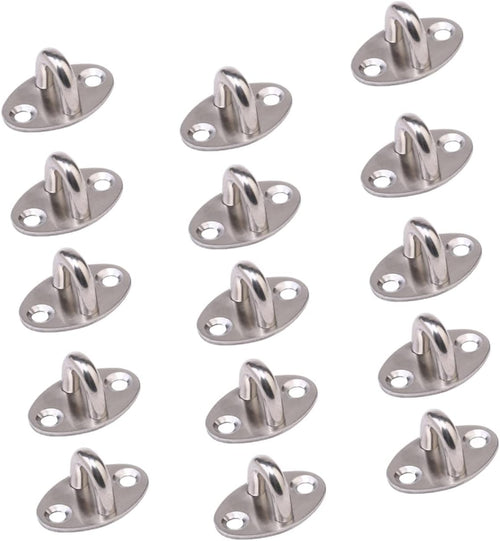  Gatuida 15pièces Crochet Fixe Acier Inoxydable Avec Anneau De Suspension Pour Plafond Pour Maison Rangement
