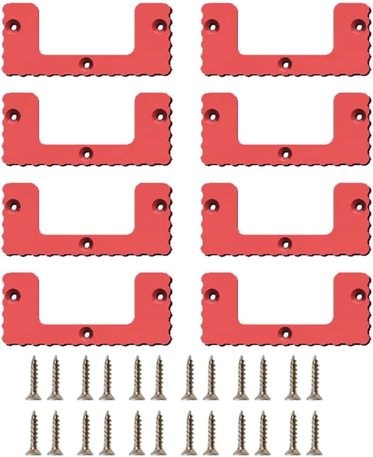  Lot De 16 Taquets De Montage Pour Système De Rangement Mural En Plastique ABS Robuste, Pour Atelier, Garage, Camion, Véhicule