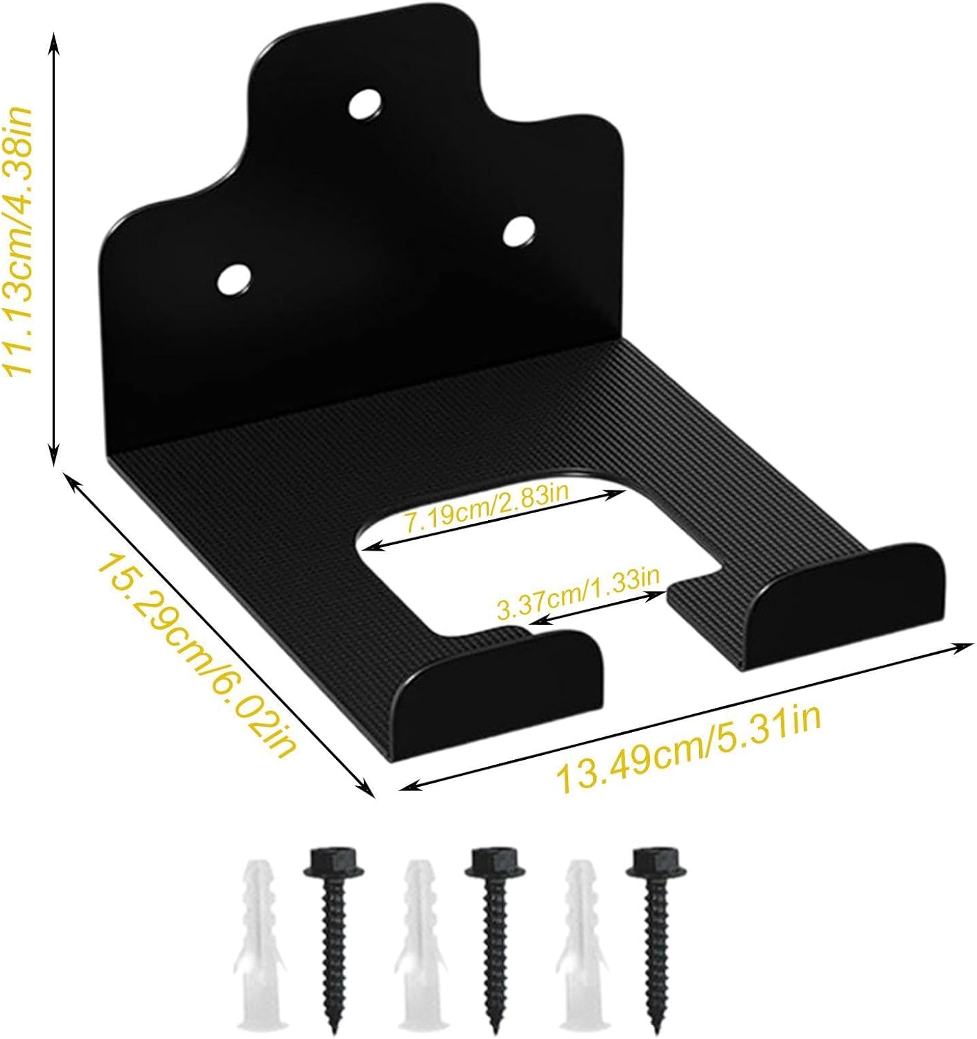 GENERIC Support Robuste Pour Débroussailleuse - Gain De Place - Pour Intérieur Ou Extérieur - Pour Intérieur Et Extérieur - Pour Jardin, Ferme, Sous-sol, Pelle, Râteau, Balai, Câble De Forage