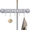  Support Murale Pour Balai - Support De Rangement Murale Avec Ventouses - Organisateur Outils Pour Balai Pelle Torchon Chiffon Gants Brosse