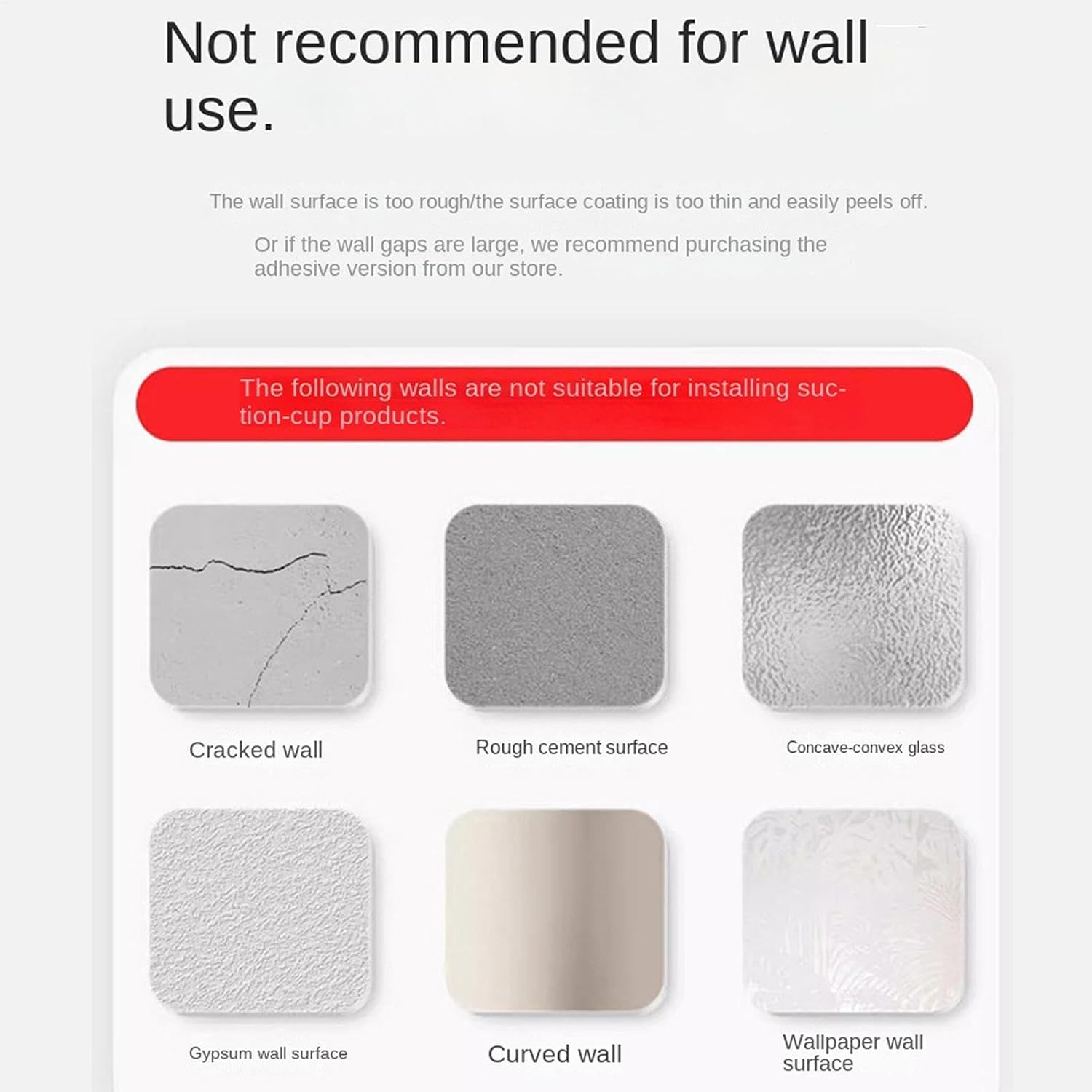GENERIC Support Mural Pour Balai – Ventouse Robuste Et Antirouille, Organisateur D'outils De Nettoyage Ménager, Support De Serpillière, Crochet Utilitaire De Garage, Amélioration De La Maison, Pinces Pour