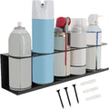  Générique Caulk Tube Holder, Wall Mounted Adhesive Rack, Multi-Layer Storage Organizer, Heavy-Duty Tool Rack, Space-Saving Design (Black, 4-Tier), For Garage, Workshop, Home, Industrial Tools