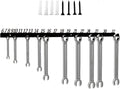  Générique Porte-Clés Pour Clés À Molette - Organisateur Mural Pour Clés À Molette,Crochets Muraux Pour Le Garage Et L Atelier | Pour Abri, Camion, Fourgon, Jardin, Magasin, Mécanicien, Cour E