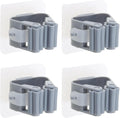  Lot De 4 Supports Muraux Pour Balai Et Balai Auto-adhésifs