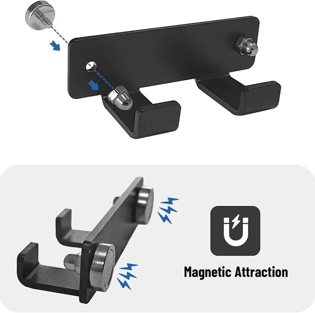GENERIC Porte-clés Magnétique Pour Mandrin – Organiseur De Rangement Magnétique Pour Outils De Tour Et D'atelier | Construction En Acier Avec Matériel De Montage, Accessoire Mural En 2 Pièces, Pour Garage