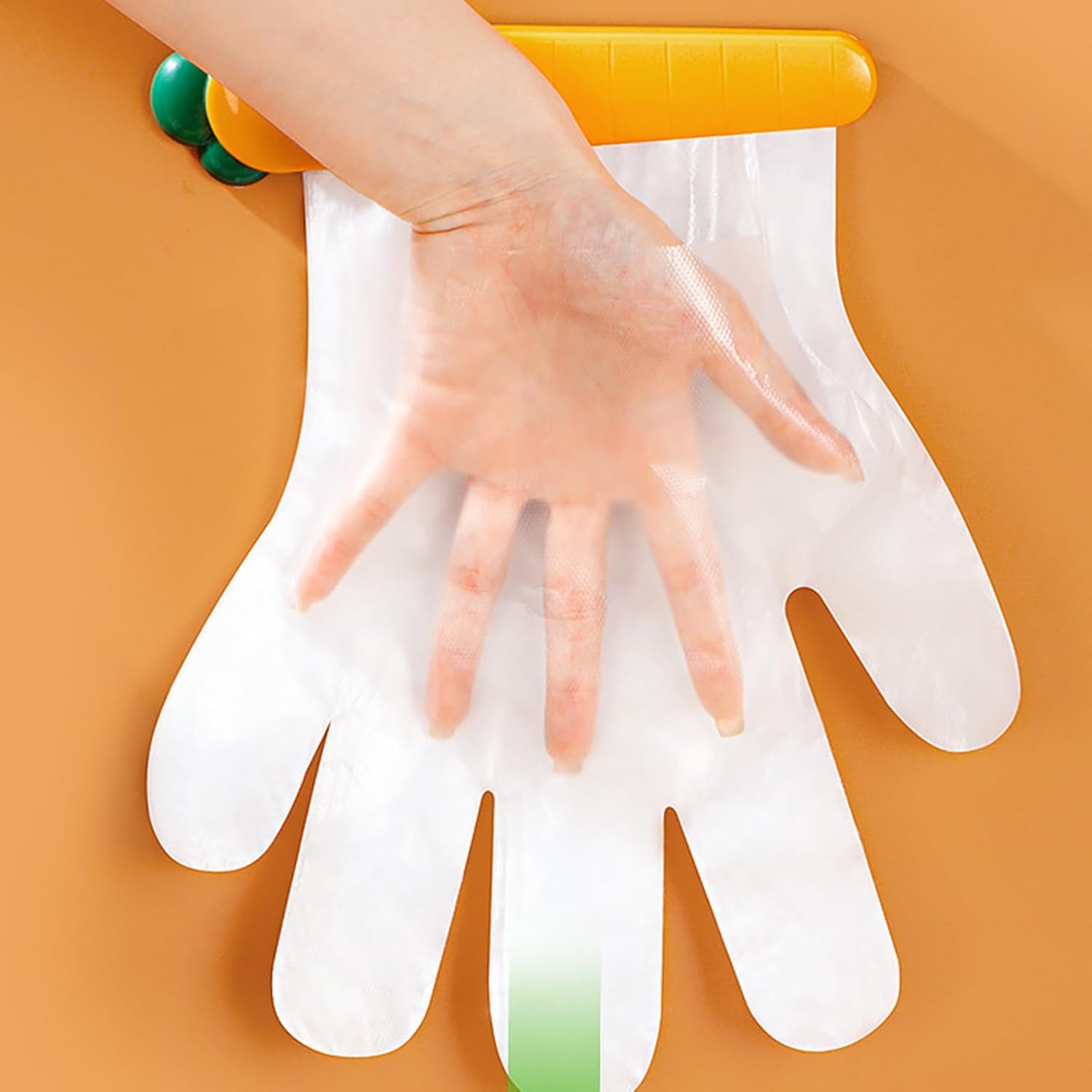  Glove Holder Wall Mount, Carrot Shape Clip, Space-Saving Design, Multifunctional Organizer, Home Storage Hook, Ideal For Kitchen And Refrigerator Doors, 7.87x0.98 Inch