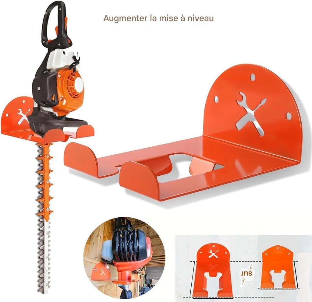  Organisateur D'Outils De Jardin,Rangement Gain De Place - Organisateur De Stockage Pour Outils Sans Fil | Pour Atelier Cave Hommes Père Enthousiastes De Jardinage