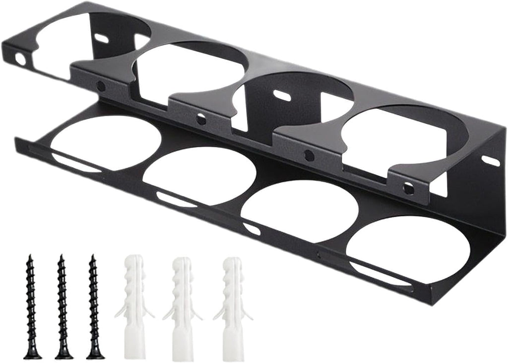  Générique Porte-électrode Pour Le Soudage,Rangement Mural En Fer à 4 Fentes - Support Mural Pour Fil De Soudage Et électrode - Pour Salon, Garage, Sous-sol, Appartement, Technicien, Hommes, Adultes