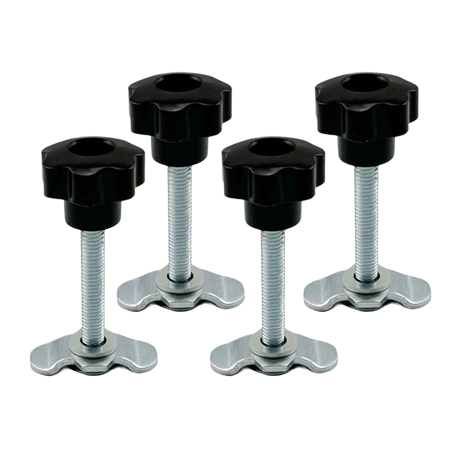  Goupille De Rail L, Raccord De Patte À Tige Filetée Pour Rail L, Pièces Anti-Dérapantes Pour Le Système Et Accessoires De Remplacement Pour Les Camions, Avions, Entrepôts, Garages Et