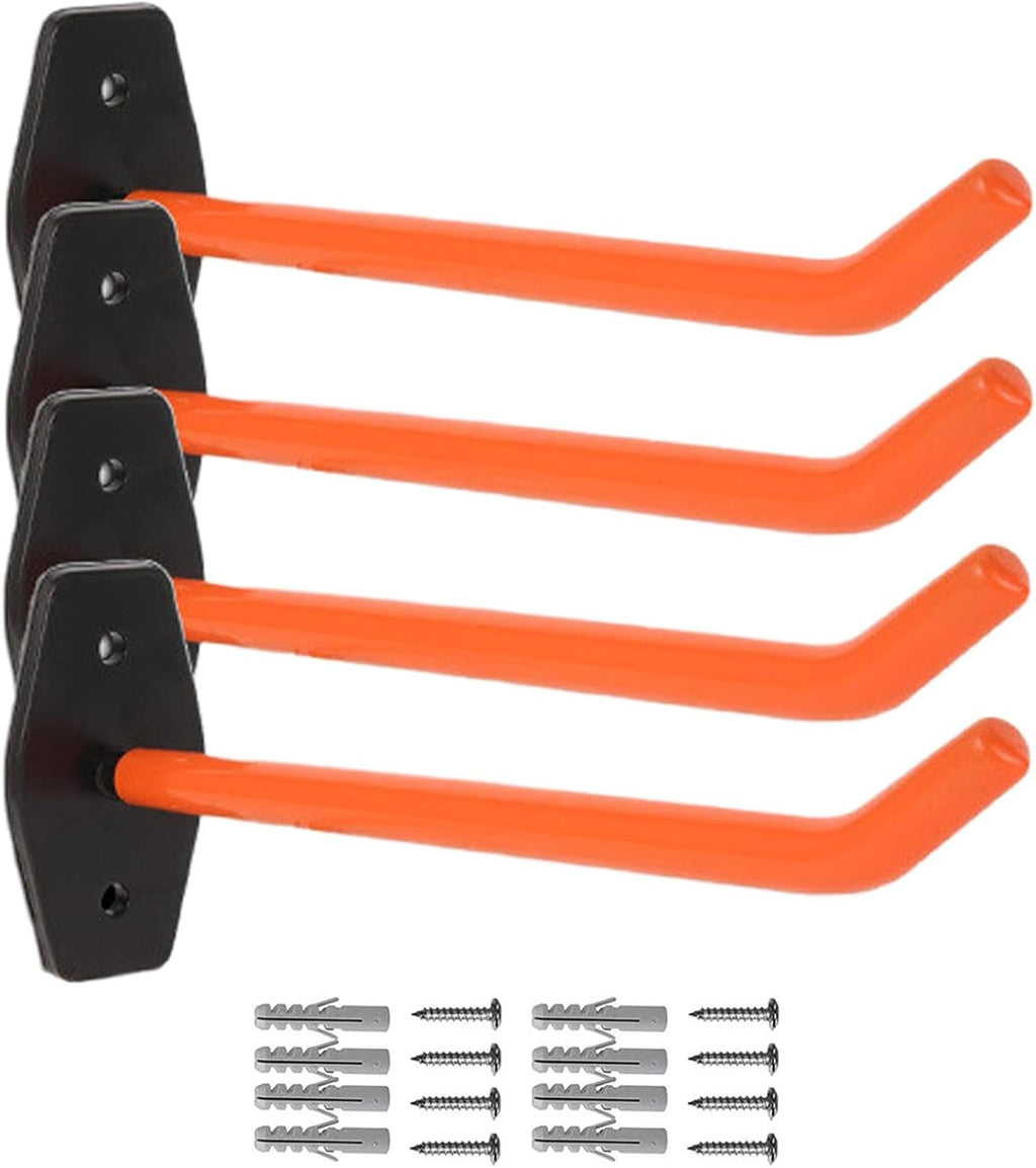  Support Mural, Crochets De Garage Robustes, Porte-échelles, Rangement Mural Pour Portes, Palets Et Tuyaux, Robuste Pour Hommes Et Femmes) 27 Cm Pour Garage Ou Atelier