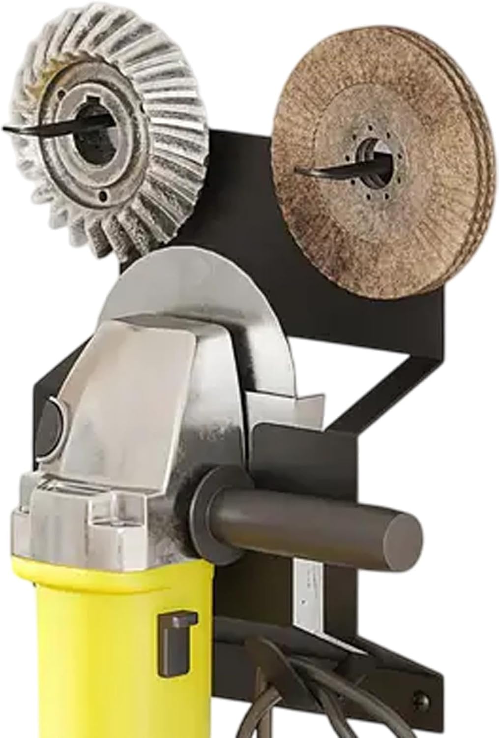  Support Mural Pour Outils D'atelier, Polisseuses, 15 X 20 X 3 Cm, Robuste Et Multifonctionnel, Pour Garage, Magasin, Organisateur D'outils Peu Encombrant