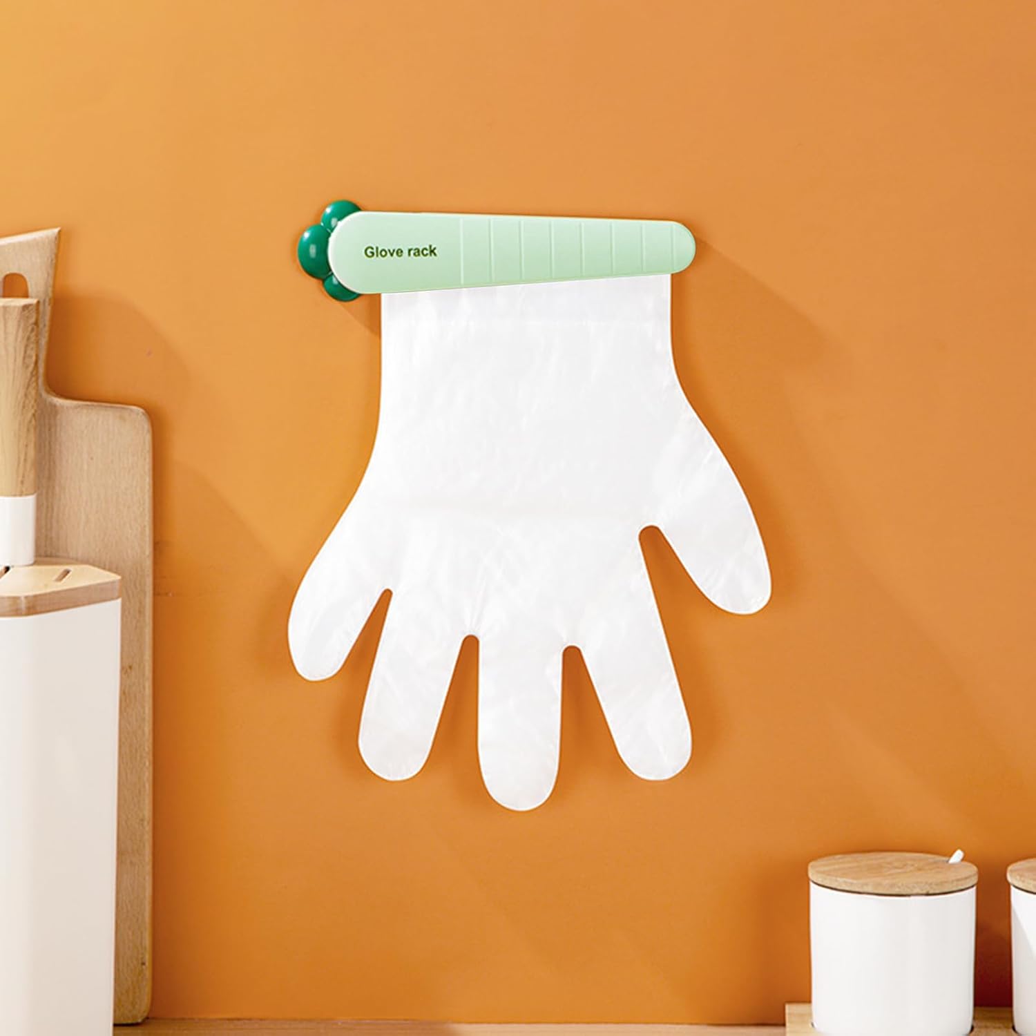  Distributeur De Gants Mural En Forme De Carotte - Support De Rangement Multifonction Pour économiser De L'espace - Matériau ABS Robuste Pour Camion, Camping-car, Studios, Lieux De Travail
