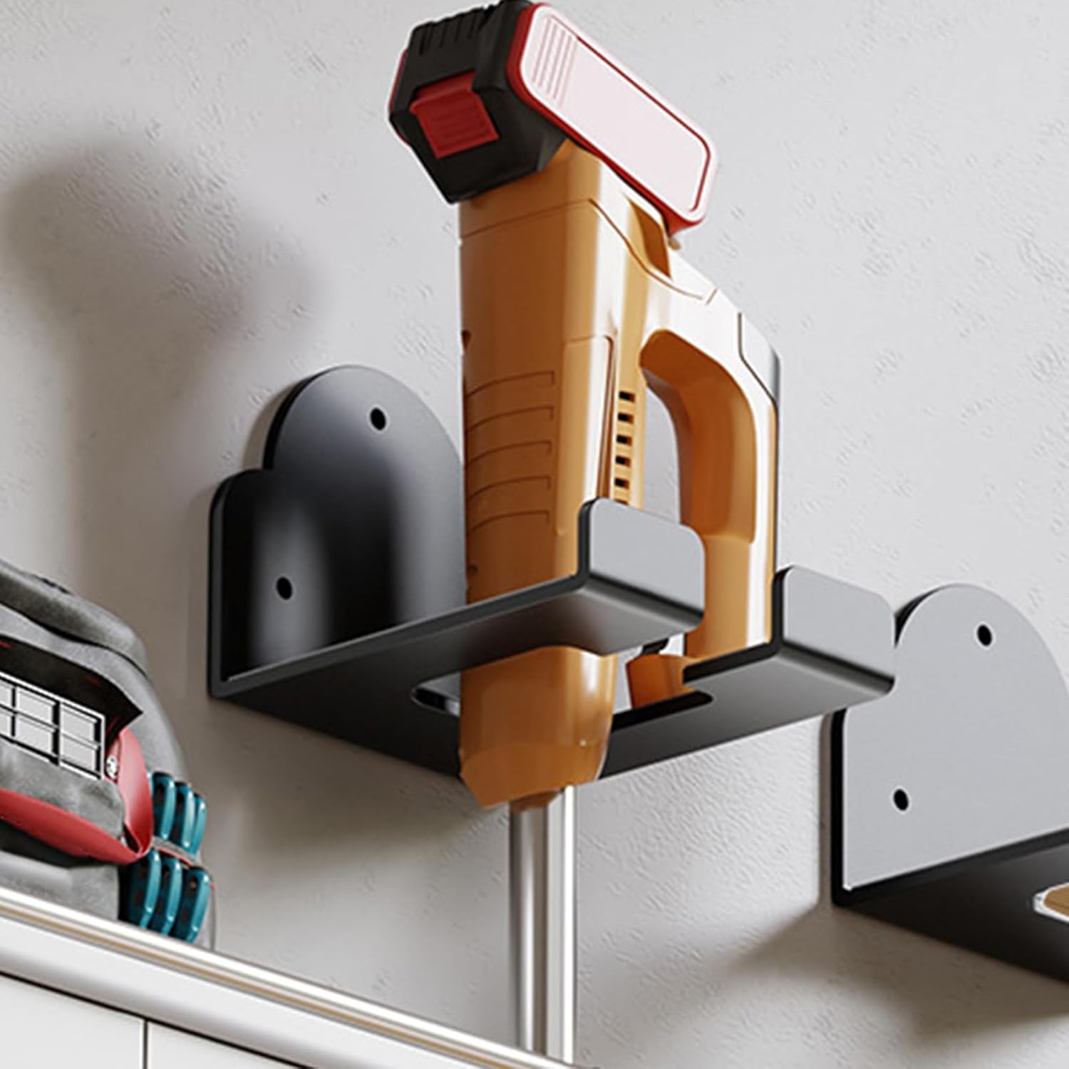 GENERIC Cintres à Outils De Jardin Pour Mur De Garage, Support Mural Pour Outils | Support D'étagère Pour Extérieur, Cour, Cuisine, Magasin, Appartement