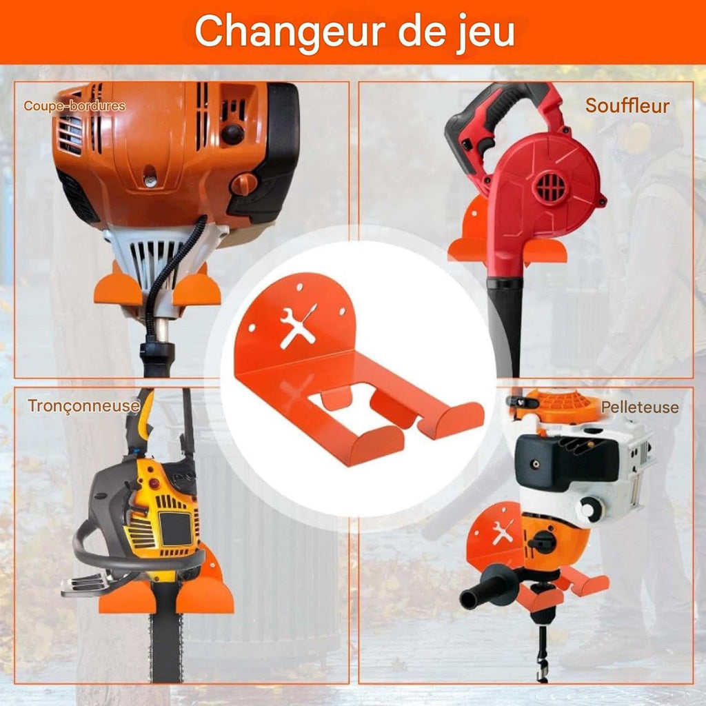  Organisateur D'Outils De Jardin,Rangement Gain De Place - Organisateur De Stockage Pour Outils Sans Fil | Pour Atelier Cave Hommes Père Enthousiastes De Jardinage